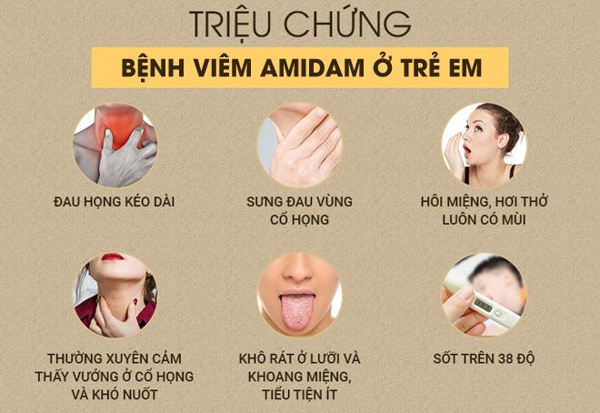 Dấu hiệu nhận biết trẻ bị viêm amidan