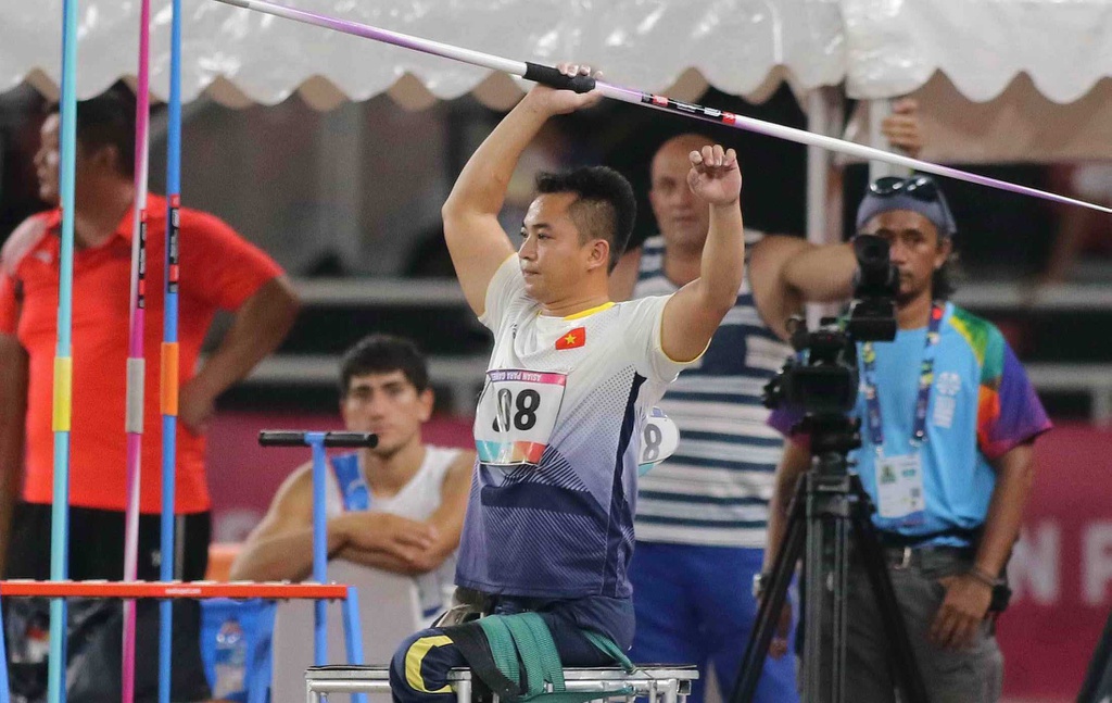 Cao Ngọc Hùng đạt thành tích tốt nhất trong năm 2021 tại Paralympic